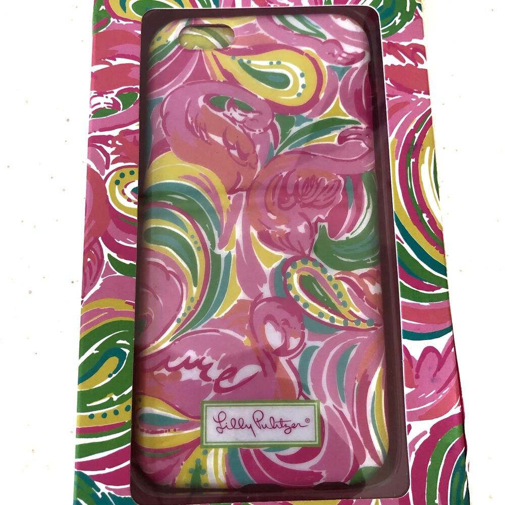 Lilly Pulitzer iPhone6 All Nighter soft case. pink paisley colorful tropical